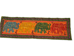 Load image into Gallery viewer, Wall hangings/runner 4 elephants