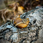 Load image into Gallery viewer, Tiger Eye Handmade Pendant