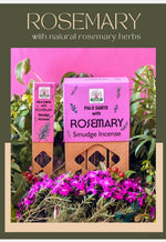 Load image into Gallery viewer, Rosmarin & Palo Santo Namaste India handrullad indisk rökelse