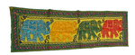 Load image into Gallery viewer, Wall hangings/runner 4 elephants