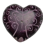 Load image into Gallery viewer, Incense holder Carved Soapstone Chakra heart