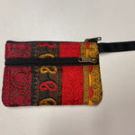 Load image into Gallery viewer, 4. Fabric wallet with 2 pockets, large, with handle