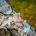 Load image into Gallery viewer, Rose Quartz Handmade Pendant
