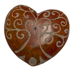 Load image into Gallery viewer, Incense holder Carved Soapstone Chakra heart