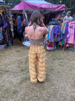 Load image into Gallery viewer, Mandala Straight trousers with wide elastic waist