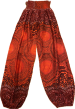 Load image into Gallery viewer, Mandala Straight trousers with wide elastic waist