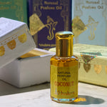 Load image into Gallery viewer, Coconut parfymolja 10 ml – Chakra Natural Perfume Oil roll-on från Indien | Beauty of India