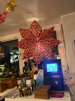 Load image into Gallery viewer, 5. Poinsettia snowflake white large