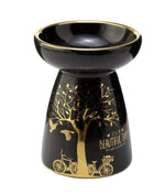 Load image into Gallery viewer, Eden Metallic Gold Tree Aroma Lamp for Oil and Wax in Ceramic