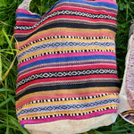 Load image into Gallery viewer, Hemp shoulder bag with motif
