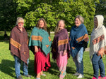 Load image into Gallery viewer, Striped Poncho with Hood
