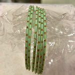 Load image into Gallery viewer, L Färgglada matta Bangles – Indiska armband 6 för 20 kr
