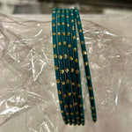 Load image into Gallery viewer, L Färgglada matta Bangles – Indiska armband 6 för 20 kr
