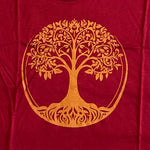 Ladda upp bild till gallerivisning, linne med tree of life tryck viskos sommarkläder röd
