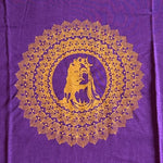 Ladda upp bild till gallerivisning, linne med Shiva tryck viskos sommarkläder lila 💜 
