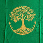 Ladda upp bild till gallerivisning, linne med tree of life tryck viskos sommarkläder grn 
