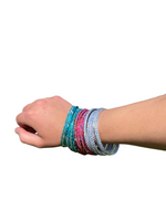 Ladda upp bild till gallerivisning, Färgglada Bangles – Indiska armband 6 för 20 kr
