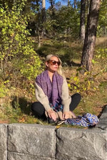 Ladda upp bild till gallerivisning, Varm skön Filt/sjal randig
