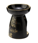 Load image into Gallery viewer, Eden Metallic Gold Tree Aroma Lamp for Oil and Wax in Ceramic 
